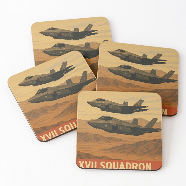 Item preview, 17 Squadron RAF Vintage Poster designed and sold by Airpower Art.