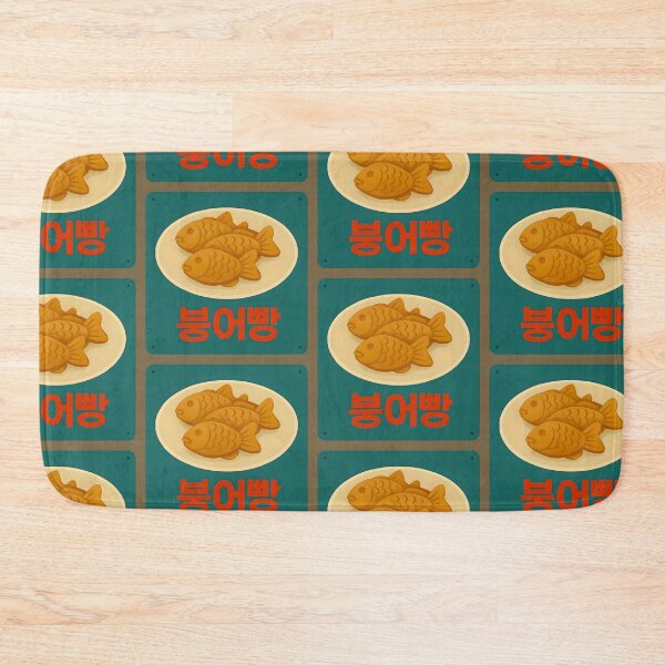 Item preview, Illustration Bungeoppang Korean characters - vintage sign designed and sold by Hallyu Bubble.