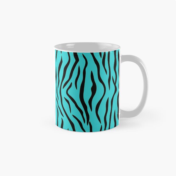 Item preview, Turquoise tiger stripes summer vibes designed and sold by footballstorico.