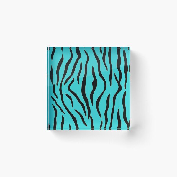 Item preview, Turquoise tiger stripes summer vibes designed and sold by footballstorico.