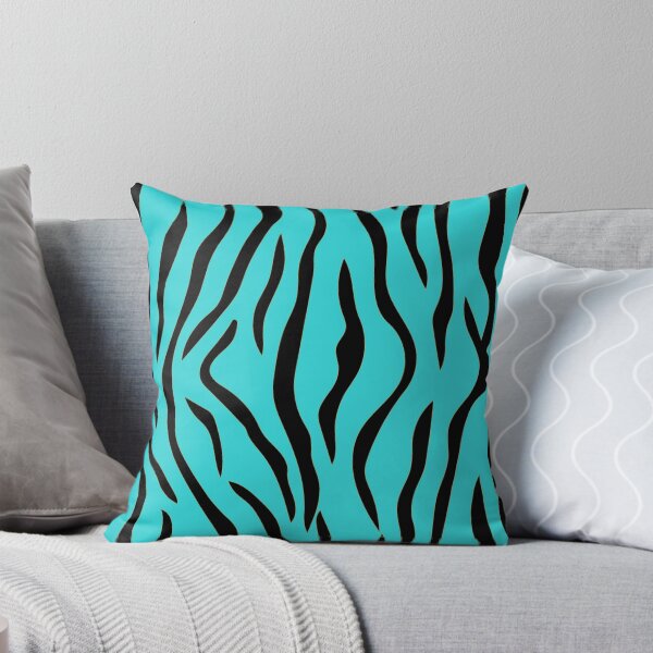 Item preview, Turquoise tiger stripes summer vibes designed and sold by footballstorico.