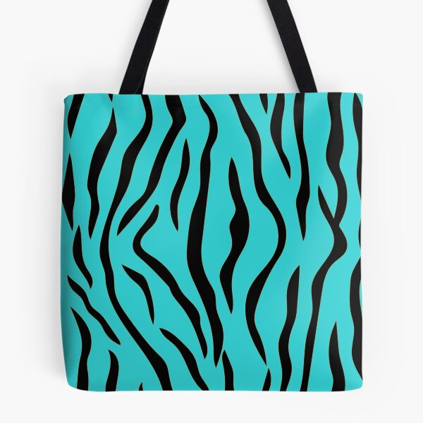 Item preview, Turquoise tiger stripes summer vibes designed and sold by footballstorico.