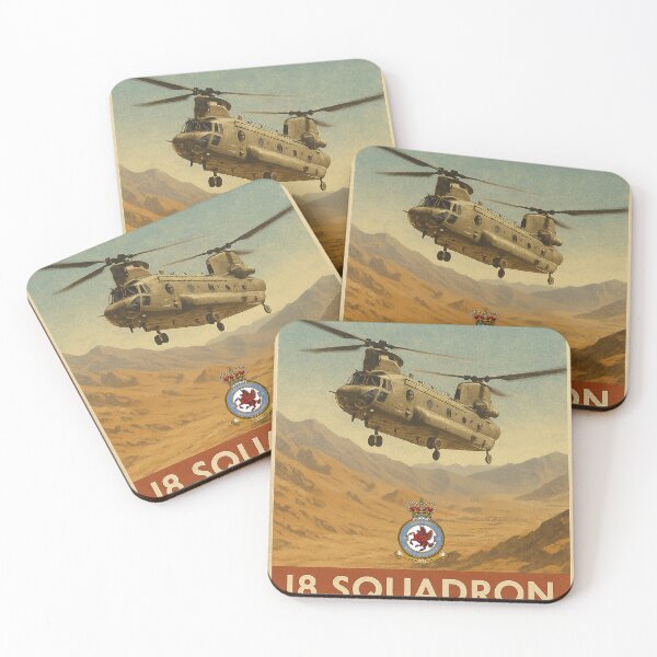 Item preview, 18 Squadron RAF Vintage Poster designed and sold by Airpower Art.