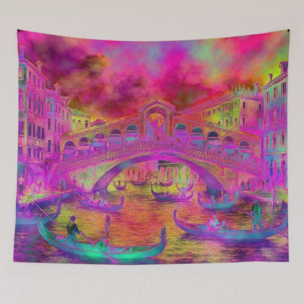 Item preview, Psychedelic vision of Venice designed and sold by Sigtrix.