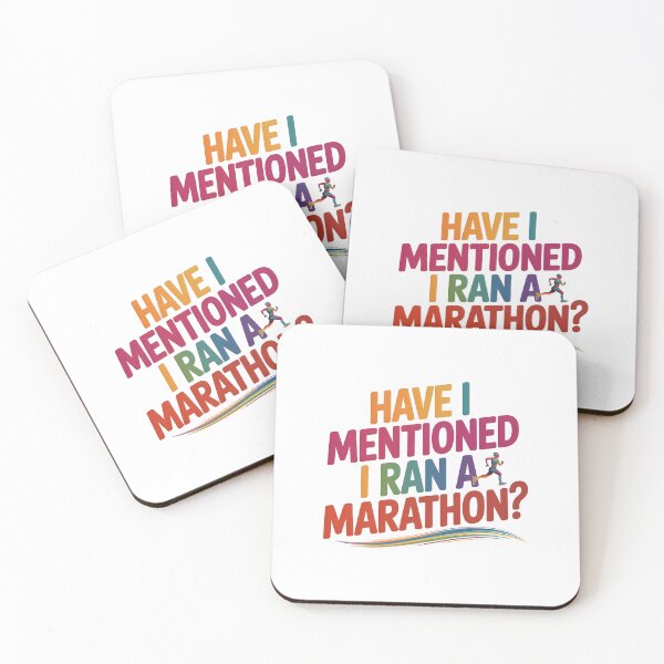Item preview, Funny Marathon Runner Gift for Boastful Athletes Fitness Running designed and sold by w1ckerman.