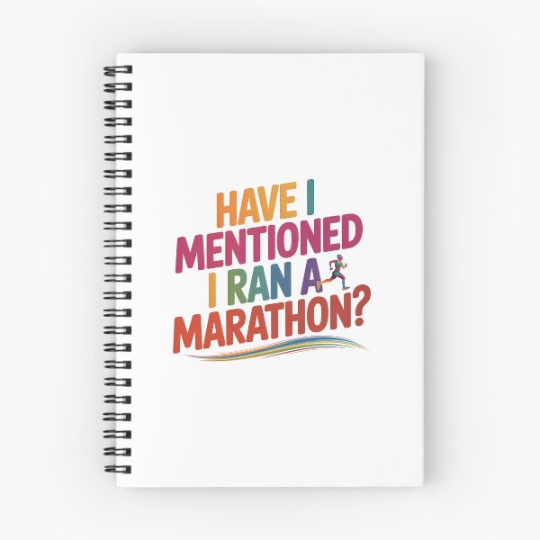 Item preview, Funny Marathon Runner Gift for Boastful Athletes Fitness Running designed and sold by w1ckerman.