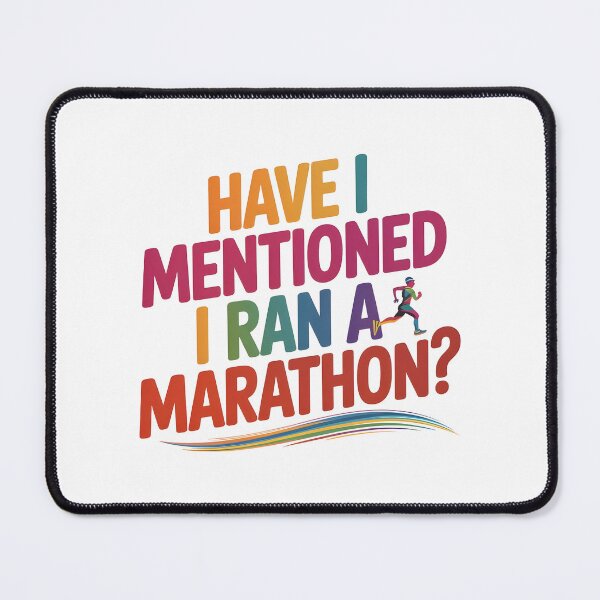 Item preview, Funny Marathon Runner Gift for Boastful Athletes Fitness Running designed and sold by w1ckerman.