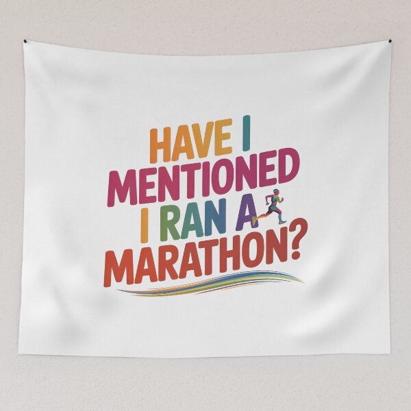 Item preview, Funny Marathon Runner Gift for Boastful Athletes Fitness Running designed and sold by w1ckerman.