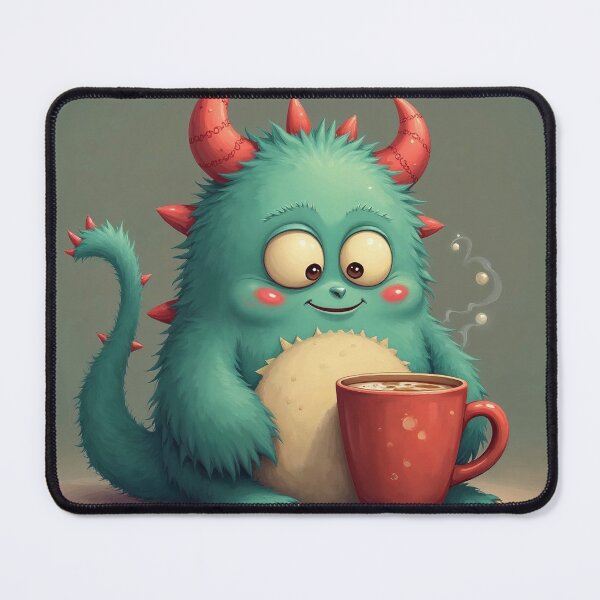 Item preview, Sleepy Monster | Funny Coffee Lover designed and sold by NovaProArt.