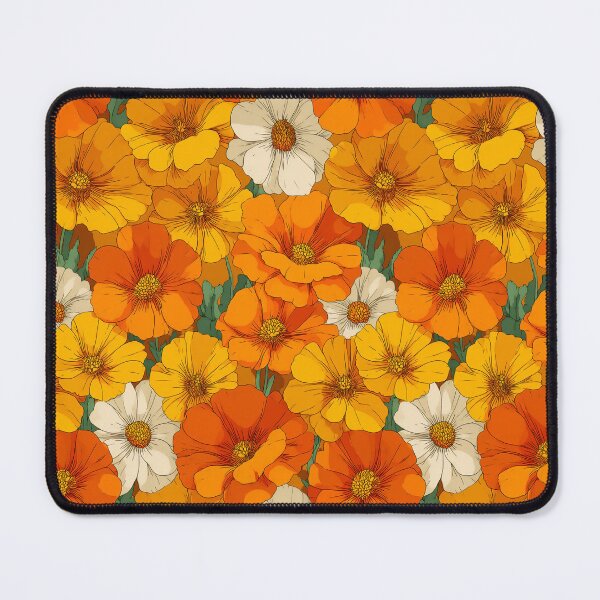 Item preview, Retro Wildflower Pattern Art designed and sold by junkydotcom.