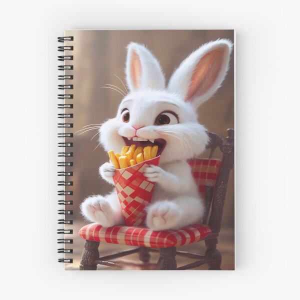 Item preview, Bunny Eating Fries designed and sold by m-y-A-I-A-R-T-.