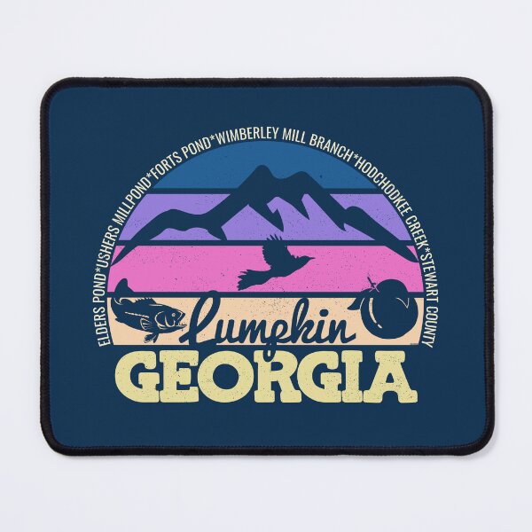 Item preview, Lumpkin Georgia Sunset Retro Vintage Local Pride Logo designed and sold by CRHPOD20.