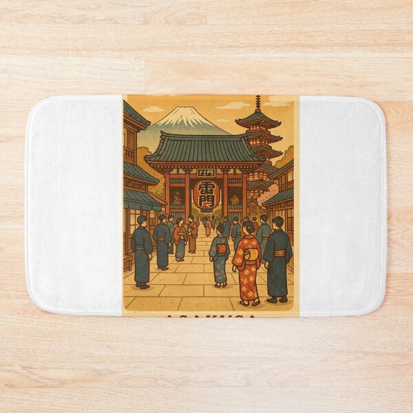 Artikelvorschau, Tor des Donners-Kaminarimon, Ukiyoe-Stil entworfen und verkauft von Mt-Fuji-jp.