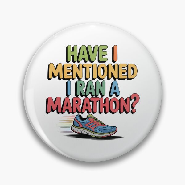 Item preview, Funny Marathon Runner Gift for Boastful Athletes Fitness Running designed and sold by w1ckerman.