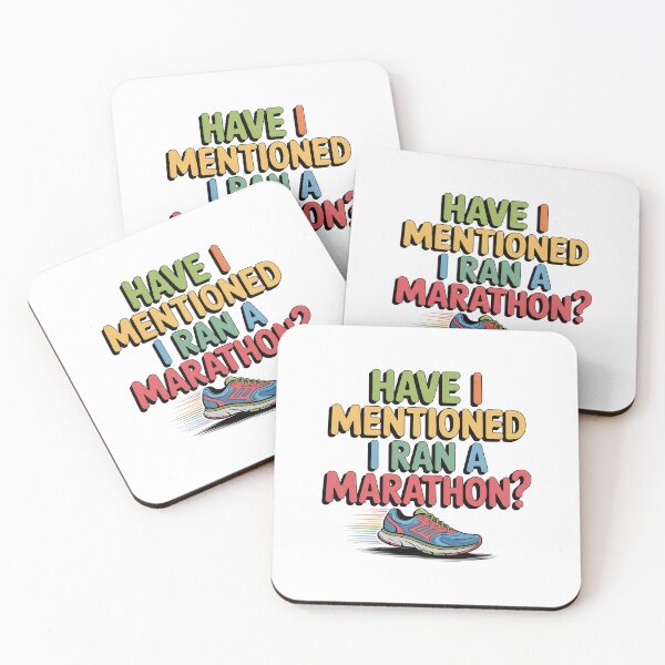 Item preview, Funny Marathon Runner Gift for Boastful Athletes Fitness Running designed and sold by w1ckerman.