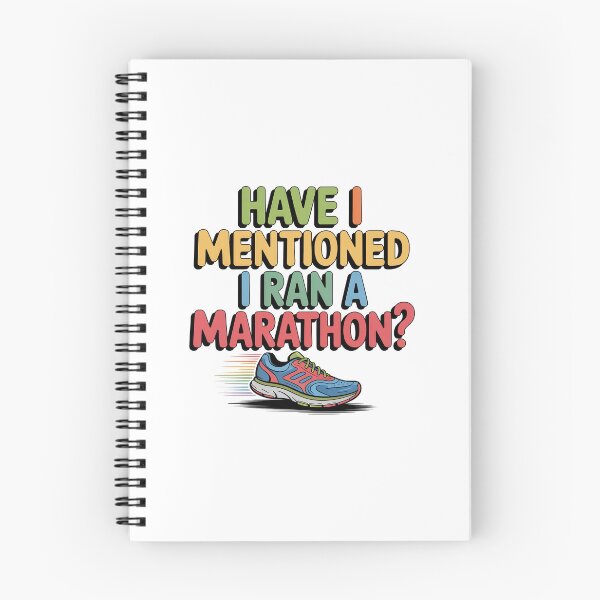 Item preview, Funny Marathon Runner Gift for Boastful Athletes Fitness Running designed and sold by w1ckerman.