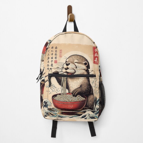 Item preview, Otter Eating Noodles designed and sold by M-Y-A-R-T-.