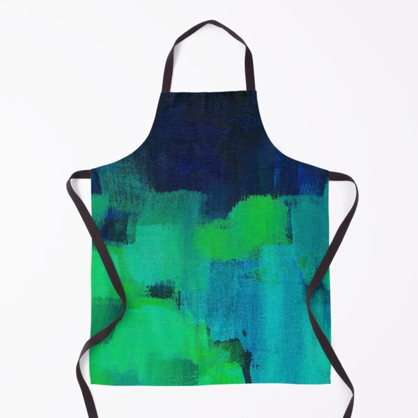 Aperçu de l'œuvre Résumé bleu et vert créée et vendue par SaryandSaff.