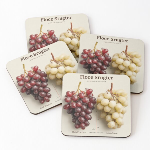 Item preview, Flocé Sgrugter Grape Varieties designed and sold by aimazing_life.
