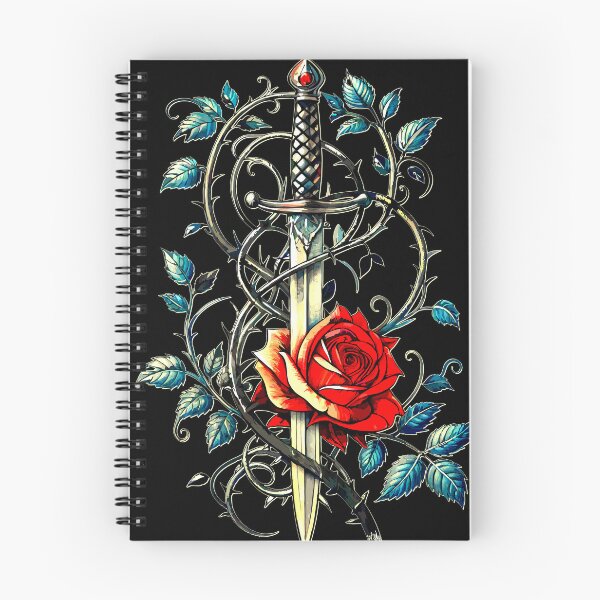 Item preview, Rose and Sword – Beauty and Steel Entwined designed and sold by VikArtStudio.