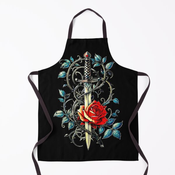 Item preview, Rose and Sword – Beauty and Steel Entwined designed and sold by VikArtStudio.