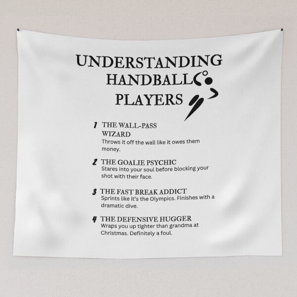 Item preview, Understanding Handball Players – Funny Court Life Definitions designed and sold by PsyFlow35.