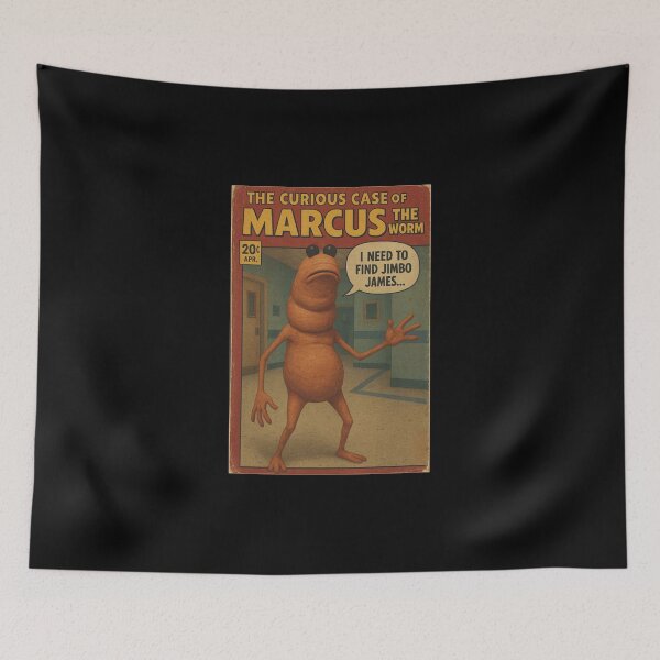 Item preview, Marcus the Worm Comic Funny Retro Parody designed and sold by Celestia1l24.