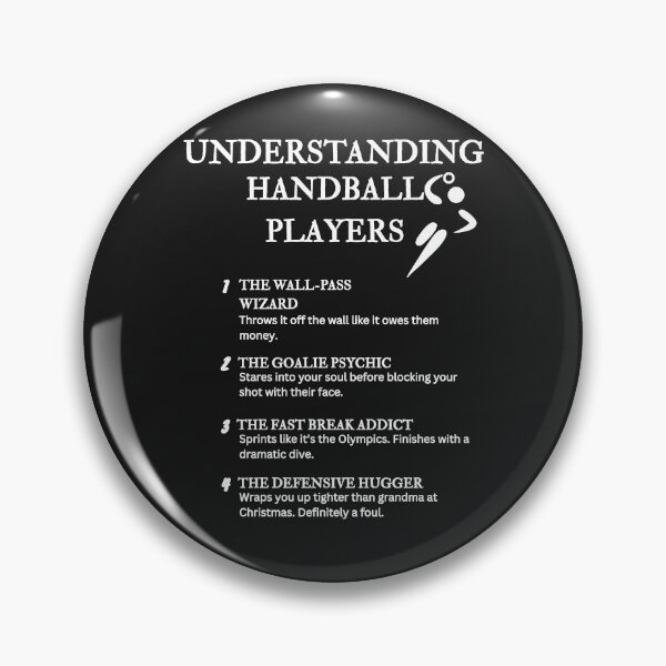 Item preview, Understanding Handball Players – Funny Court Life Definitions – Black designed and sold by PsyFlow35.