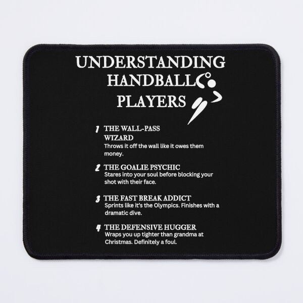 Item preview, Understanding Handball Players – Funny Court Life Definitions – Black designed and sold by PsyFlow35.