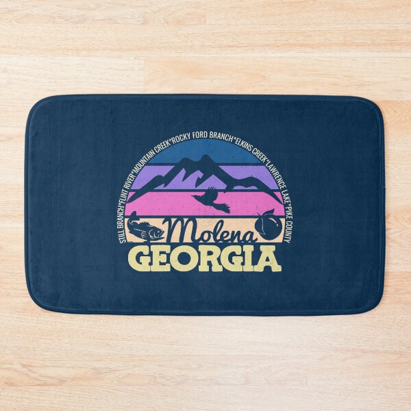 Item preview, Molena Georgia Sunset Retro Vintage Local Pride Logo designed and sold by CRHPOD20.