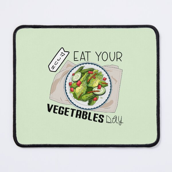 Item preview, 17 June Eat Your Vegetables Day - Wacky Holidays designed and sold by ChemicalXShop.