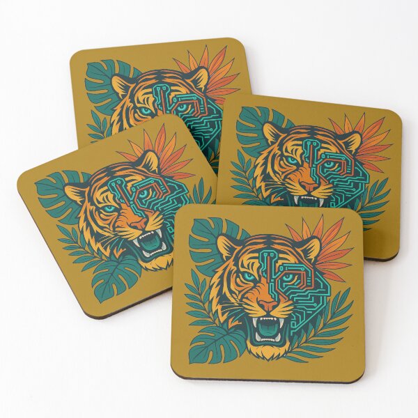 Item preview, Cyber Jungle Tiger designed and sold by FestusArt.