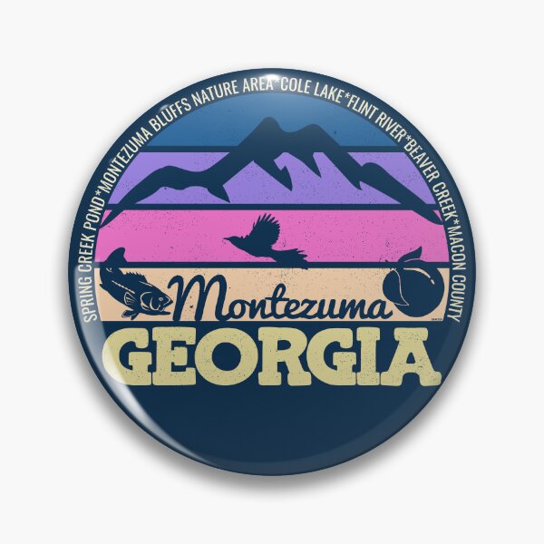 Item preview, Montezuma Georgia Sunset Retro Vintage Local Pride Logo designed and sold by CRHPOD20.