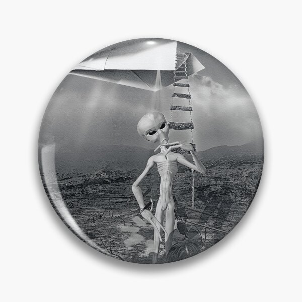 Item preview, Alien Press Conference – Surreal Sci-Fi Scene designed and sold by caracatita75.