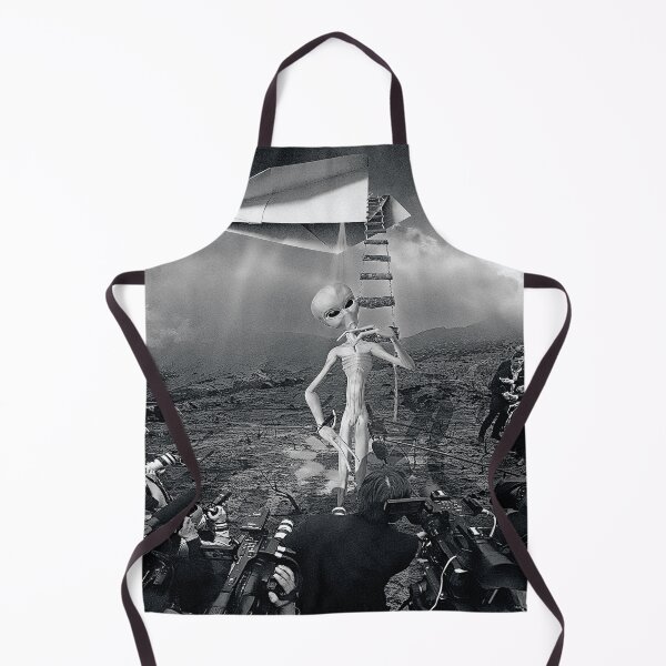 Item preview, Alien Press Conference – Surreal Sci-Fi Scene designed and sold by caracatita75.