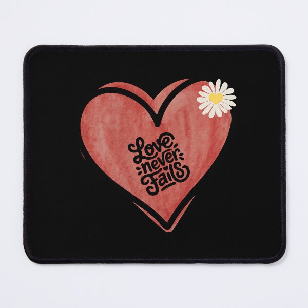 Item preview, Love never fails heart sticker  designed and sold by ClickATee Store .