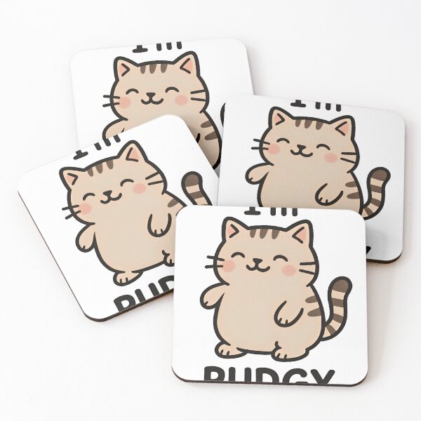 Item preview, Cute Chubby Cat Cartoon Character Illustration designed and sold by Amr Siam.