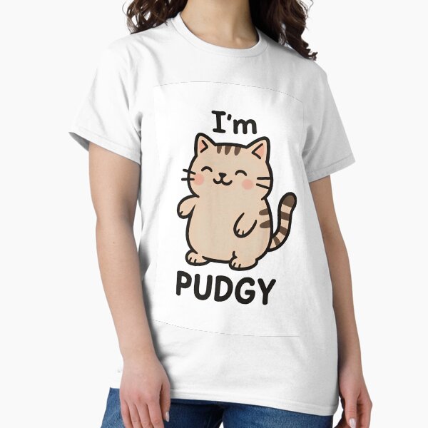Item preview, Cute Chubby Cat Cartoon Character Illustration designed and sold by Amr Siam.