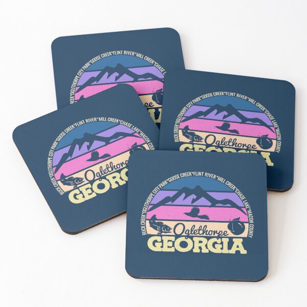 Item preview, Oglethorpe Georgia Sunset Retro Vintage Local Pride Logo designed and sold by CRHPOD20.