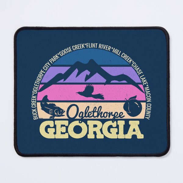 Item preview, Oglethorpe Georgia Sunset Retro Vintage Local Pride Logo designed and sold by CRHPOD20.