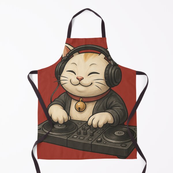 Item preview, DJ Lucky Cat – Party Starter designed and sold by AleTot.