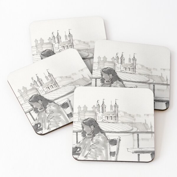 Item preview, View from cafe over city of Exeter designed and sold by MikeJory.