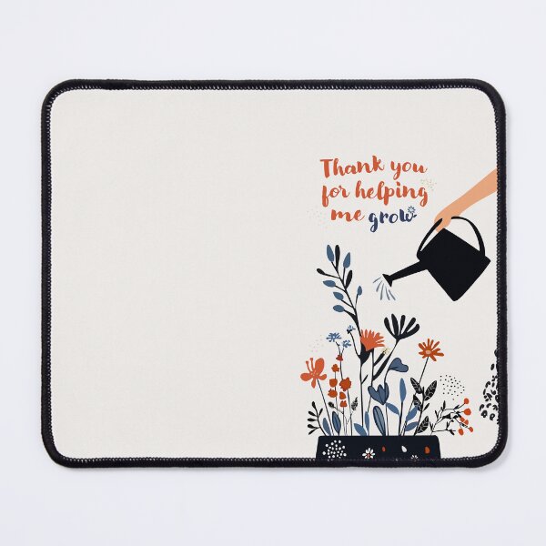 Item preview, Thank You for Helping Me Grow – Teacher Appreciation Card with Floral Design designed and sold by GraphicGreets.