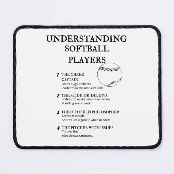 Item preview, Understanding Softball Players – Funny Dugout Life Definitions designed and sold by PsyFlow35.