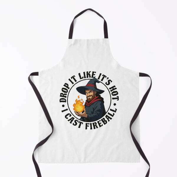 Item preview, Drop it like it's hot I cast Fireball designed and sold by wolfkin-design.