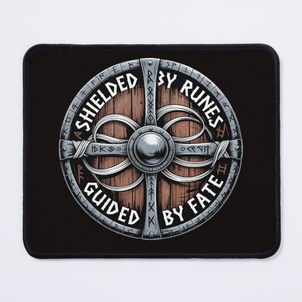 Item preview, Shielded by Runes Guided by Fate – Mystical Runic Protection Design designed and sold by Slavicsoul.