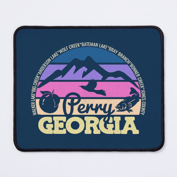 Item preview, Perry Georgia Sunset Retro Vintage Local Pride Logo designed and sold by CRHPOD20.