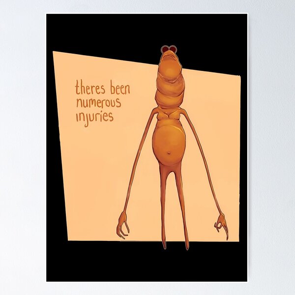 Item preview, Theres Been Numerous Injuries Jimbo James Meme designed and sold by Celestia1l24.