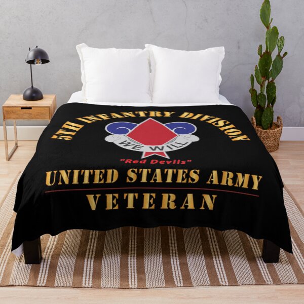 Item preview, Army - DUI - 5th Infantry Division - Red Devils - US Army Veteran X 300 designed and sold by Military Insignia Products.
