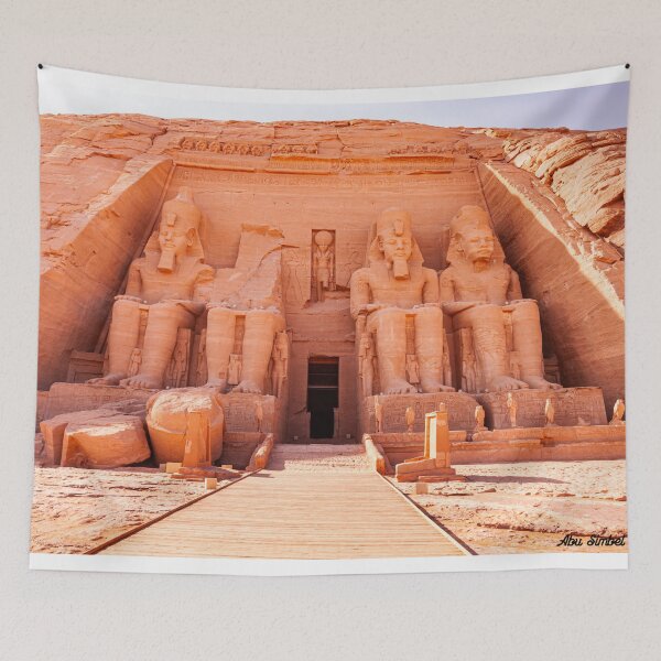 Item preview, Abu Simbel Temples Sunrise View ?? – Ancient Egyptian Wonder ?? designed and sold by BeforeYuGo.